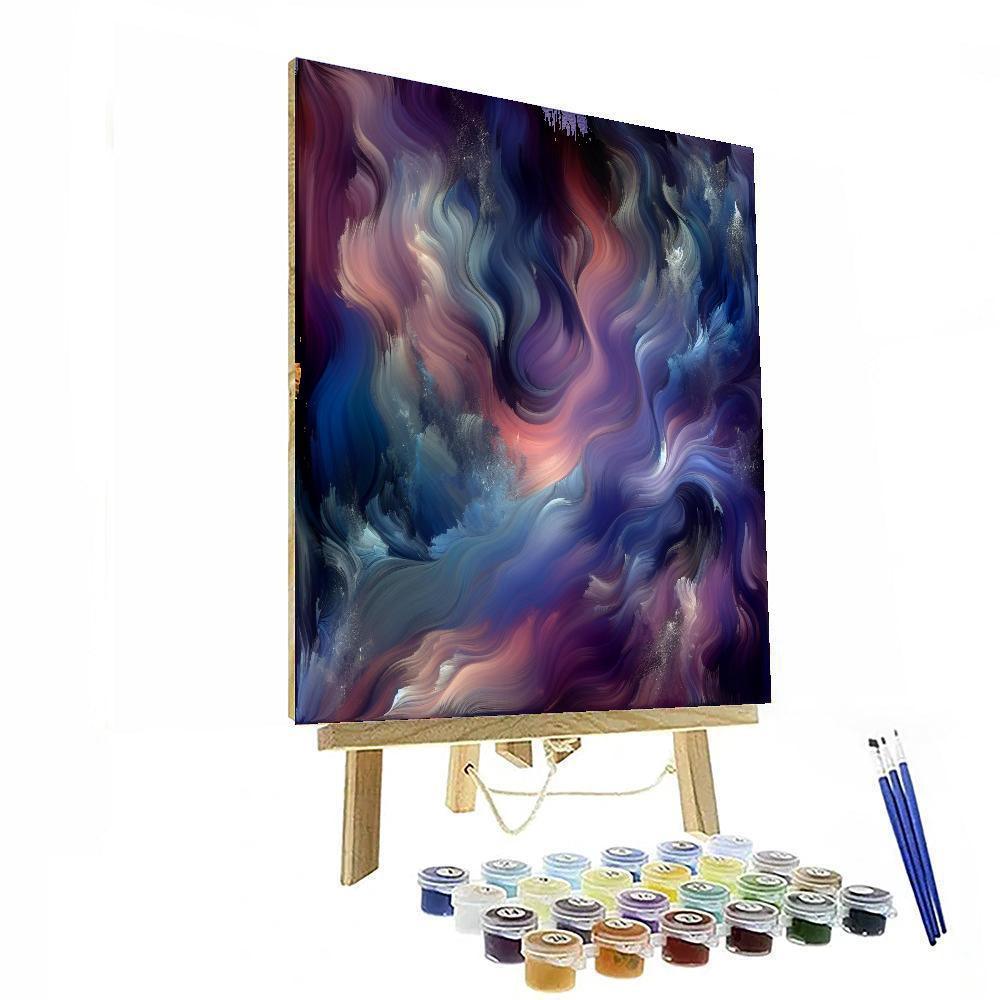 Purple's Mystical Allure Number Painting