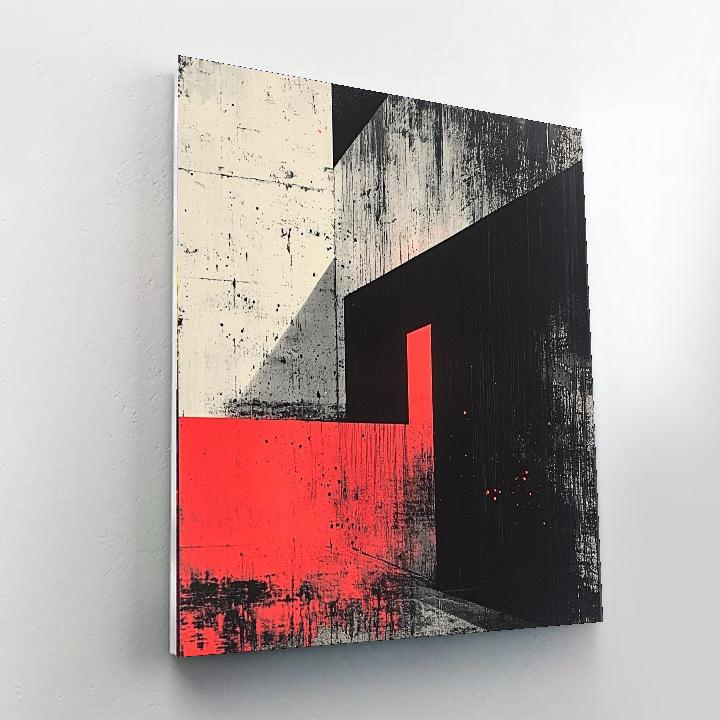 Banksy Inspired Empty Echoes  Number Painting