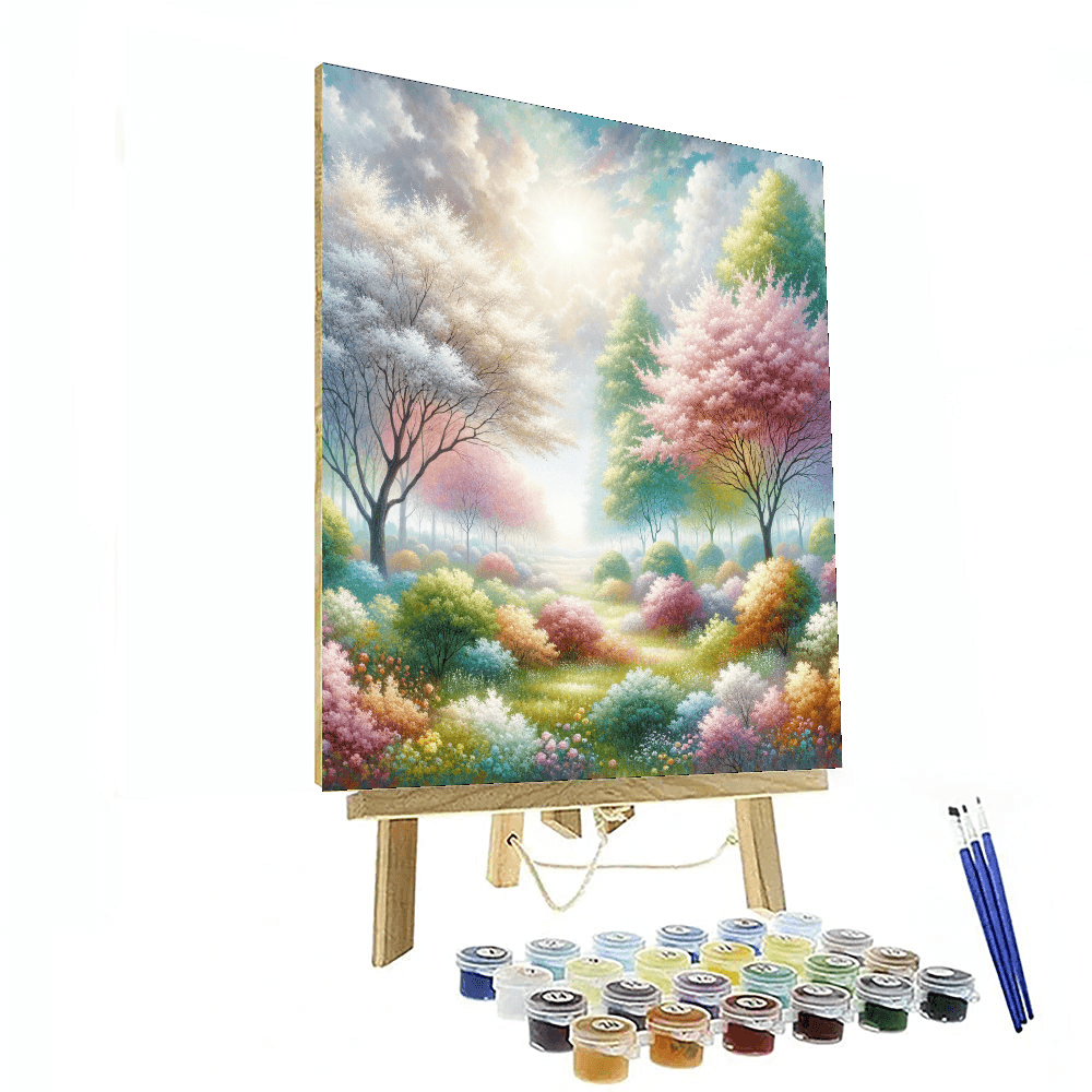 Blossoming Spring Awakening Paint By Numbers Art