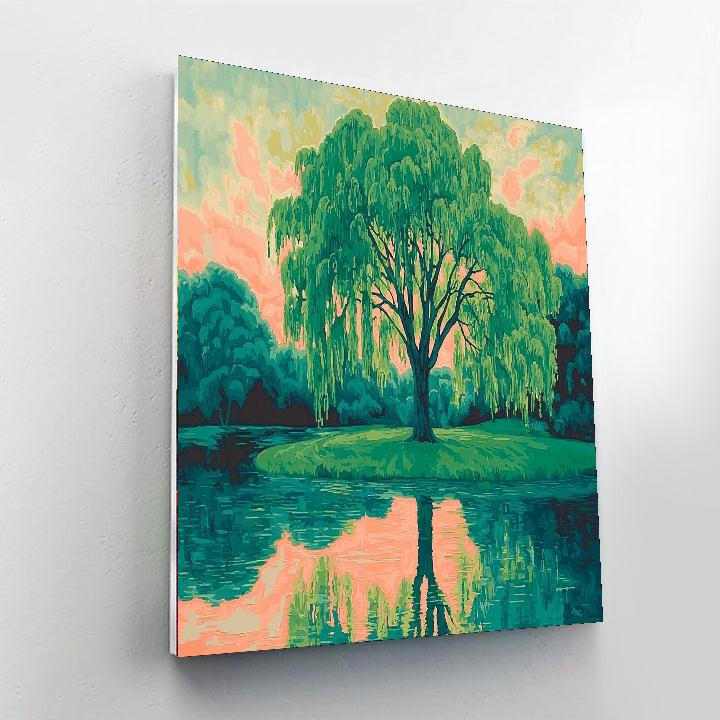 Under The Willow Tree DIY Paint By Numbers