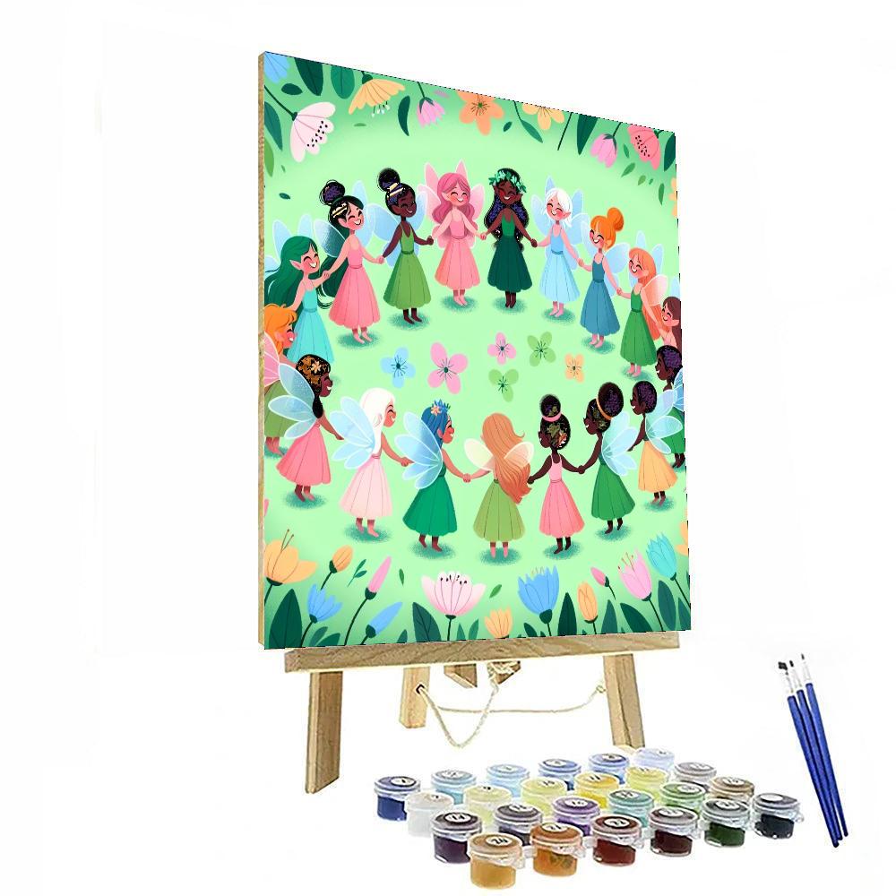 Enchanted Fairy Ring Painting By Numbers Kit