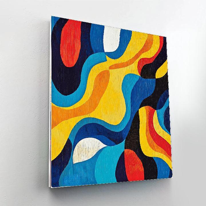 Joan Miró Inspired Fantasia Of Shapes  Numbered Painting Kits