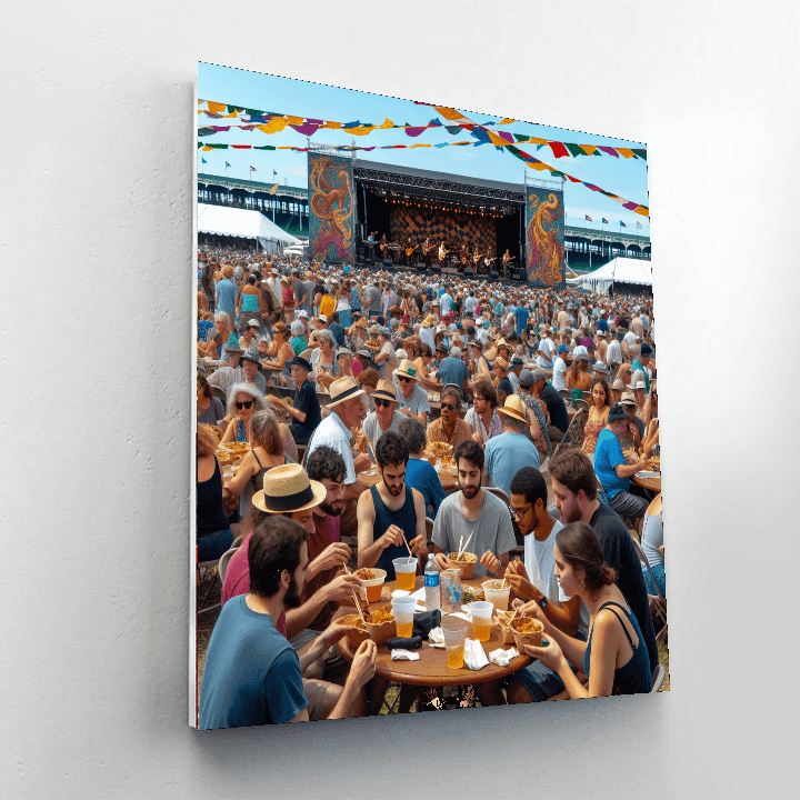 New Orleans Jazz & Heritage Festival - Louisiana, Usa Paint By Number