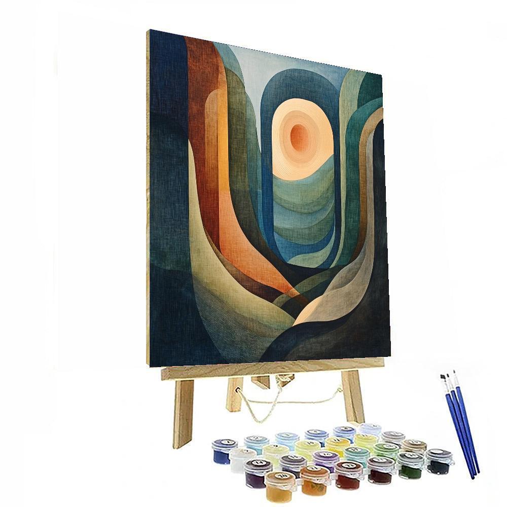 Max Ernst Inspired Veils Of Illusion  Paint By Numbers Kits