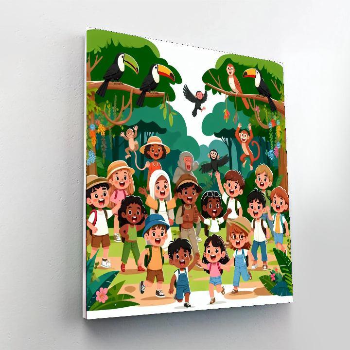 Jungle Explorers Unite Paint By Numbers Kits