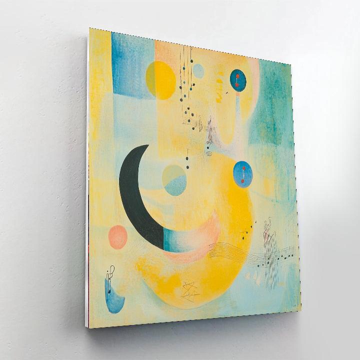 Paul Klee Inspired Melody Of Abstraction  Paint By Number