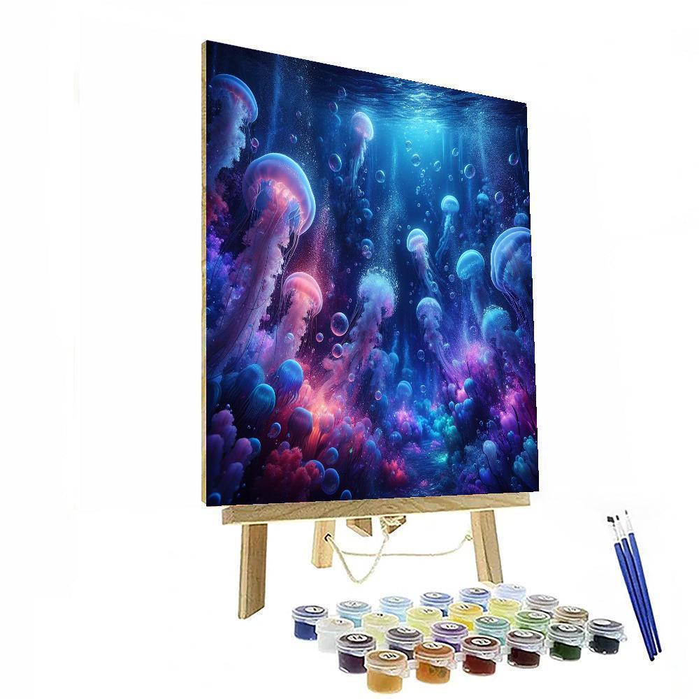 Luminous Jellyfish Dance Paint By Numbers Kits