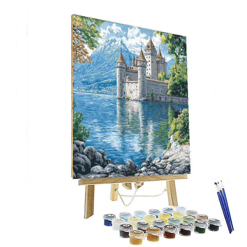 Chillon Castle - Montreux Numbered Painting Kits
