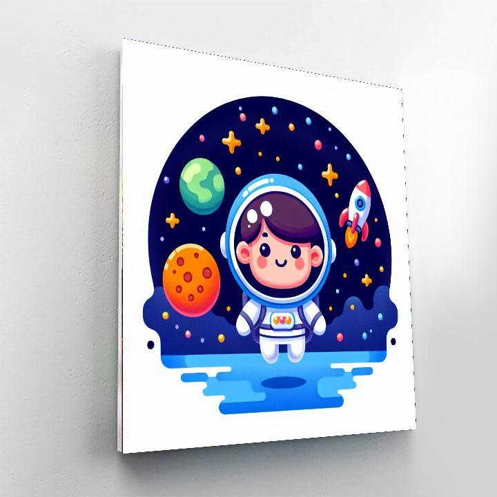 Galactic Explorer's Quest DIY Paint By Numbers