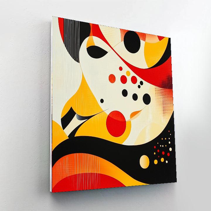 Joan Miró Inspired Mystical Symbols  Paint By Numbers Art