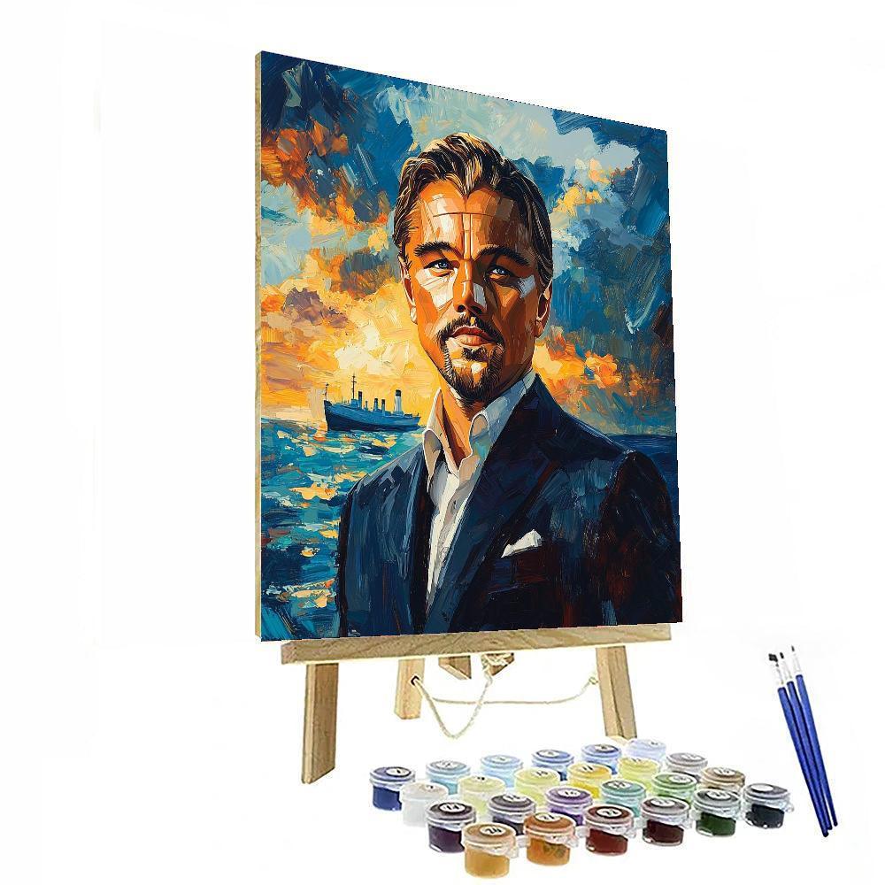 Leonardo Dicaprio: The Journey Beyond Titanic Dreams Numbered Painting Kits
