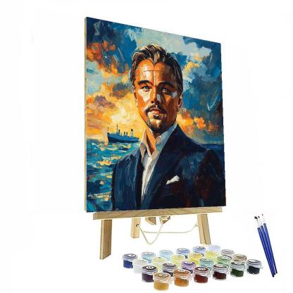 Leonardo Dicaprio: The Journey Beyond Titanic Dreams Numbered Painting Kits