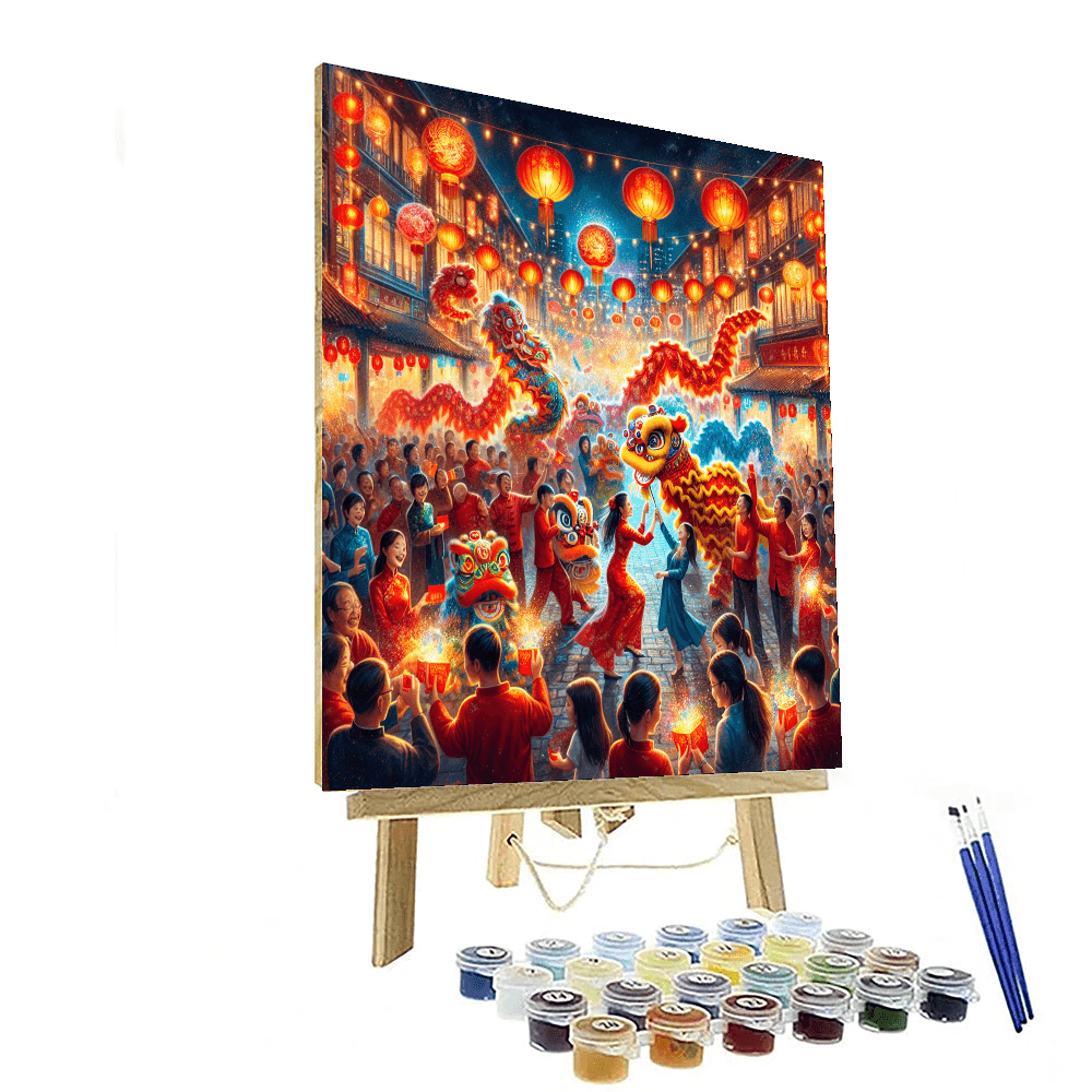 Chinese New Year - Various Locations In China Paint By Number