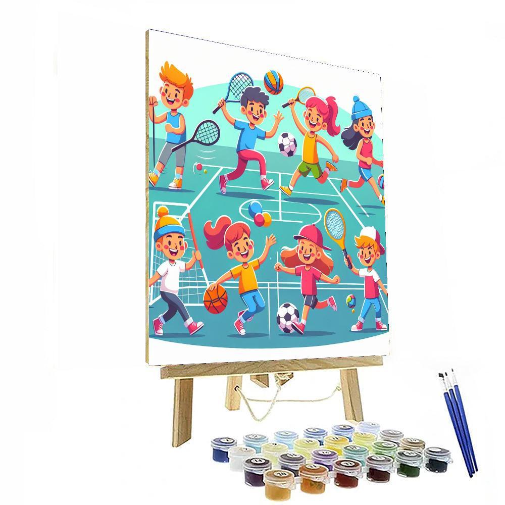 Fantasy Sports Paint By Number