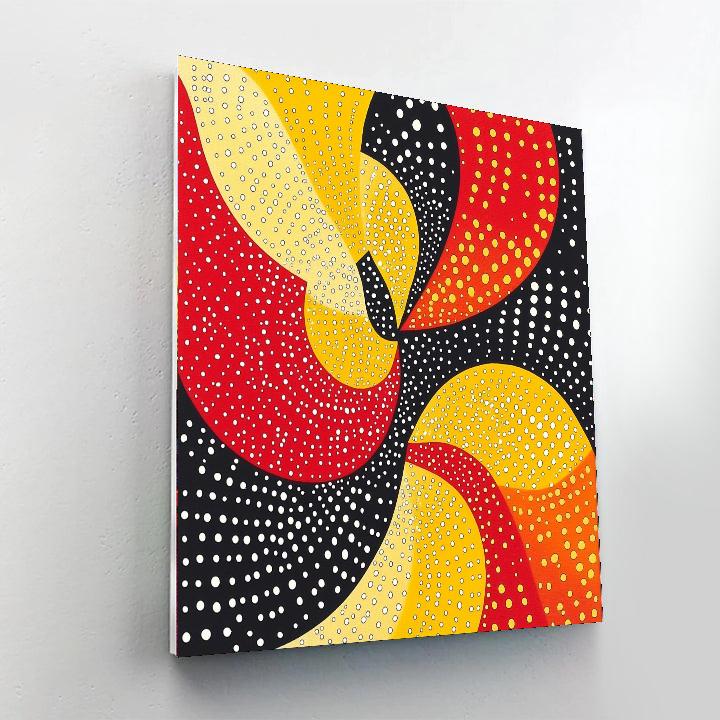 Yayoi Kusama Inspired The Dance Of Dots  DIY Paint By Numbers