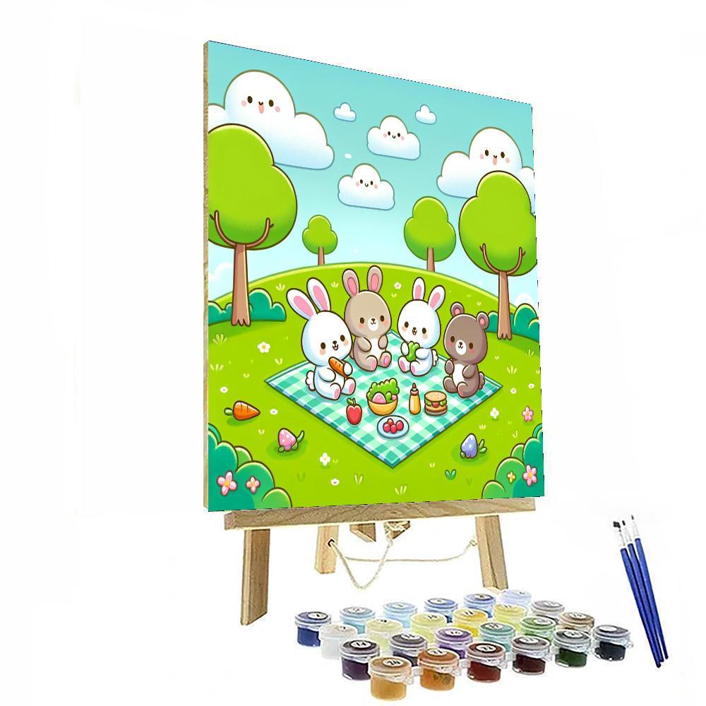Picnic Party Painting Number Kit