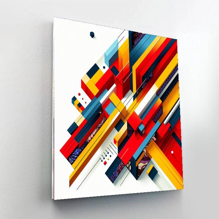 Bold Abstract Dreams Painting Number Kit