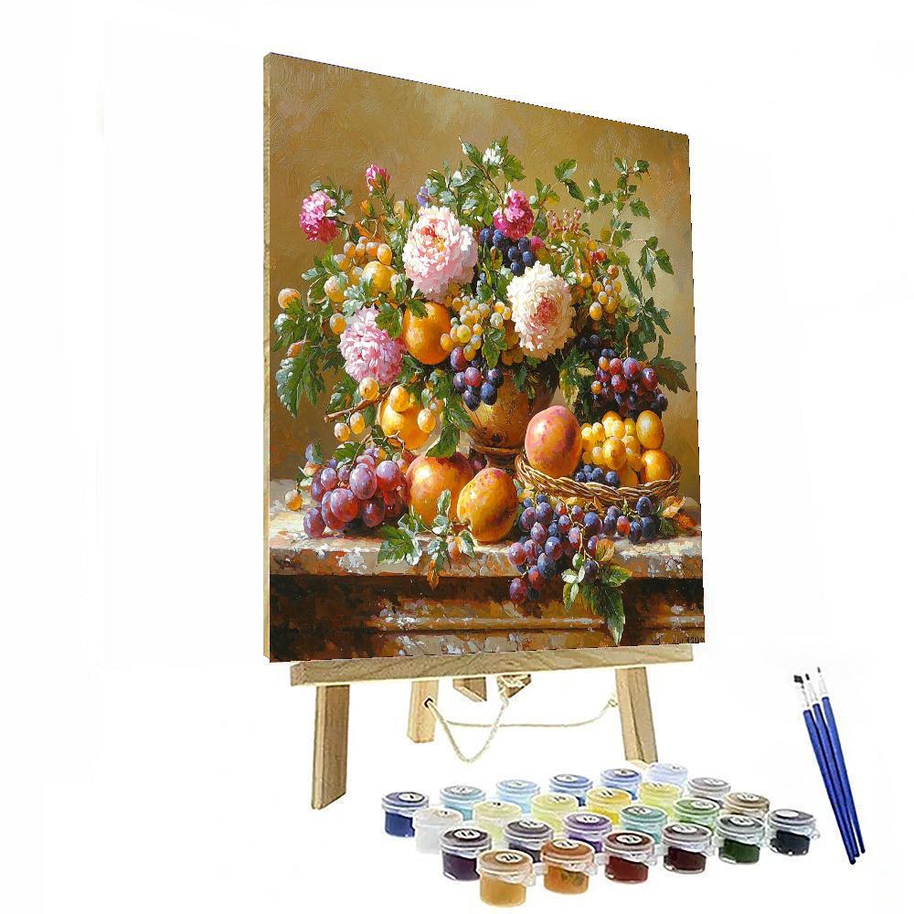 Jean-Baptiste-Siméon Chardin Inspired Elegant Still Life Harmony  Number Painting