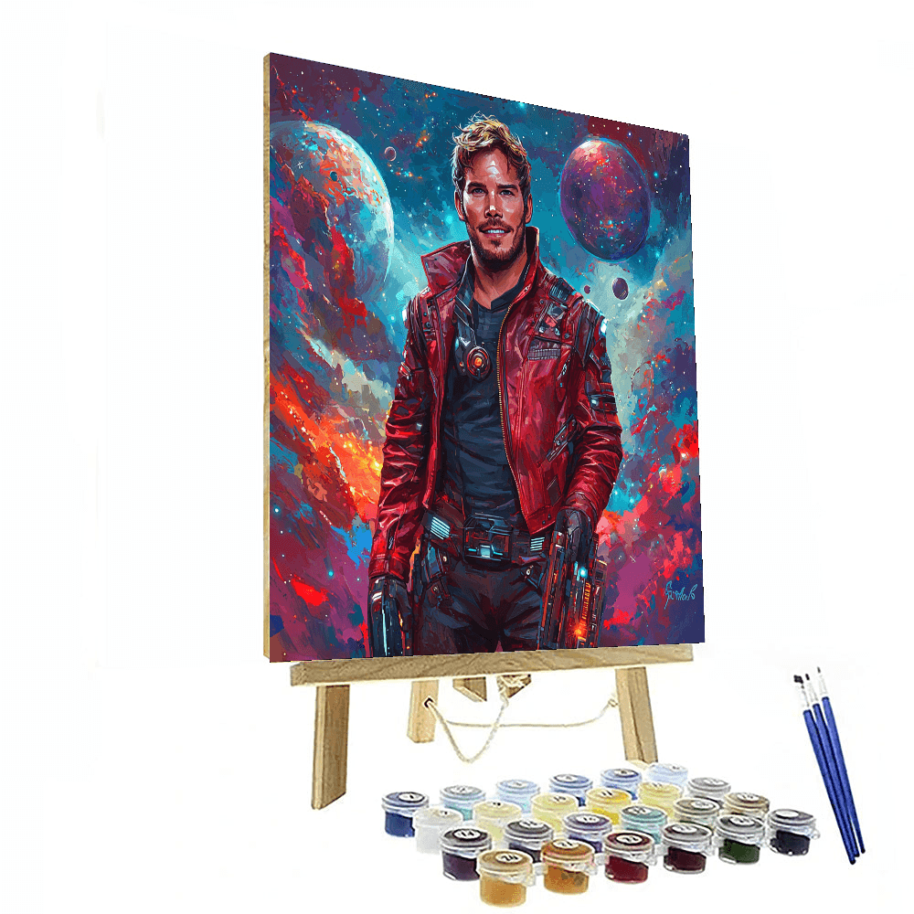 Chris Pratt: Adventures With The Galactic Star-lord Paint By Numbers