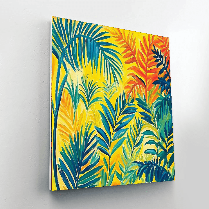 Henri Matisse Inspired Matisse's Tropical Escape  Paint By Numbers Kits