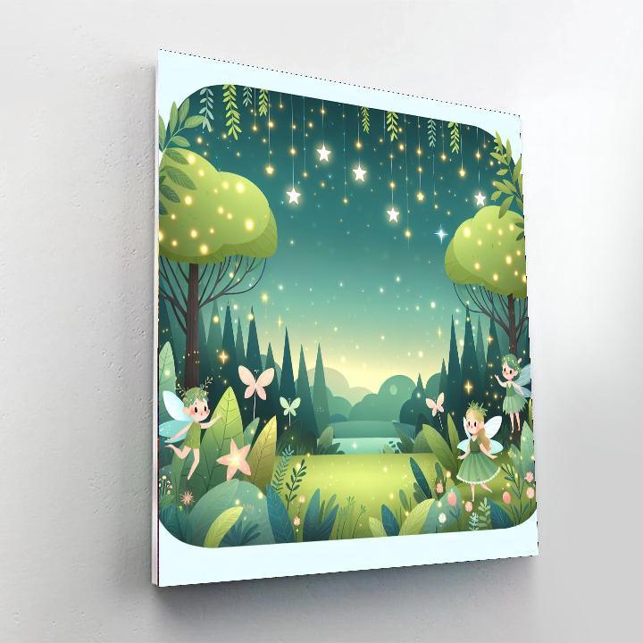 Mystical Forest Of Fairies Paint By Numbers Kits