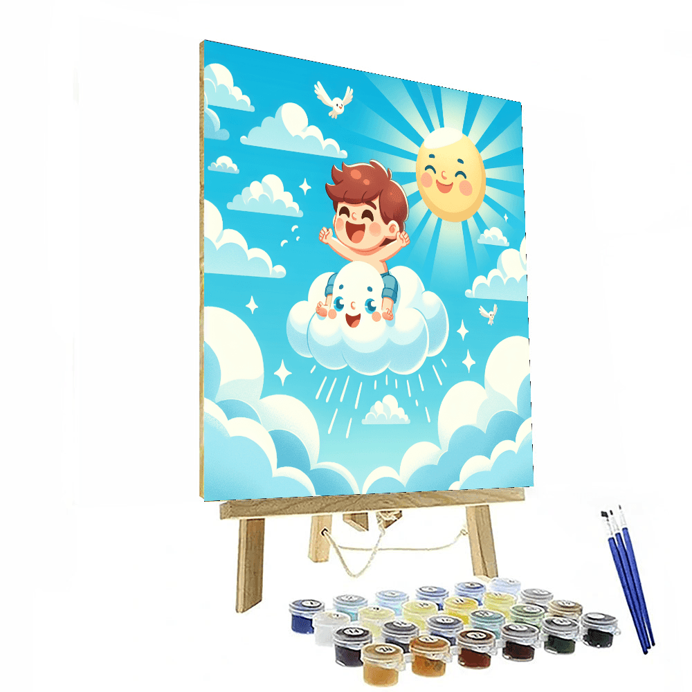 Cloudy Day Capers Painting Number Kit