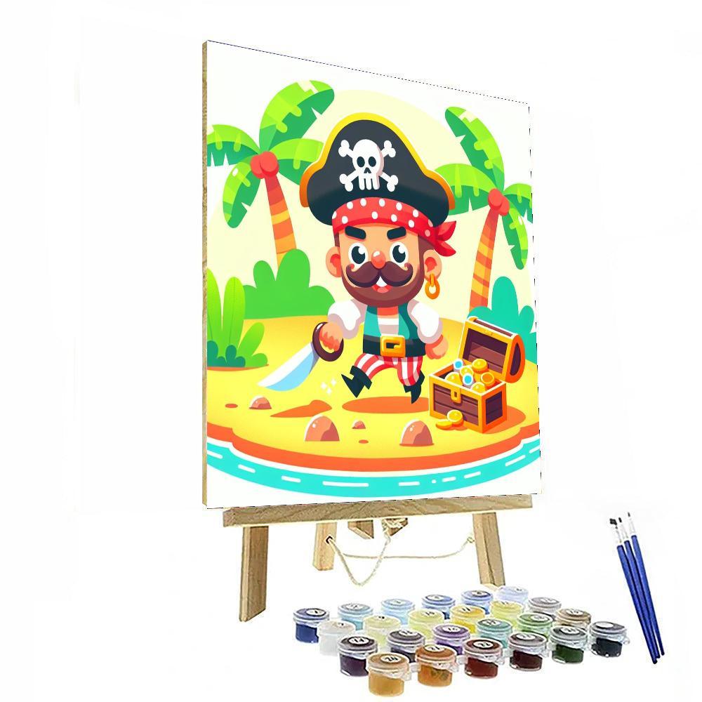 Treasure Island Pirate Adventure Paint By Color