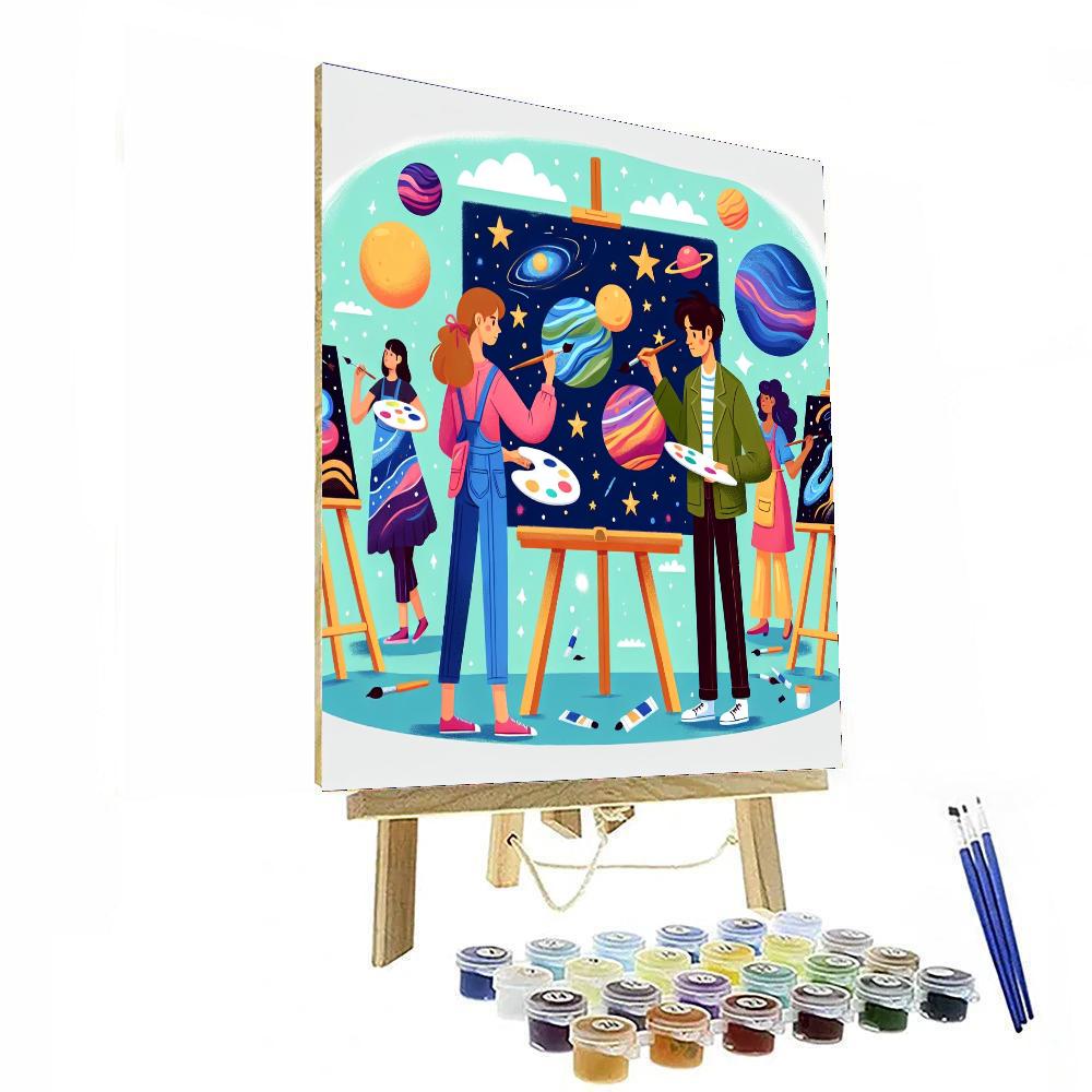 Astral Artistry Excursion Painting By Numbers Kit