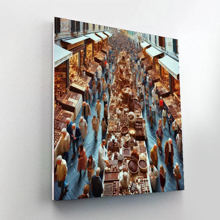 Eurochocolate Festival - Italy Painting By Numbers Kit