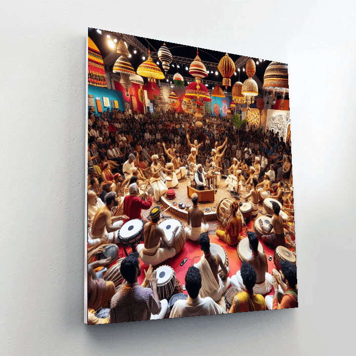 International Festival Of Music And Dance - India DIY Paint By Numbers