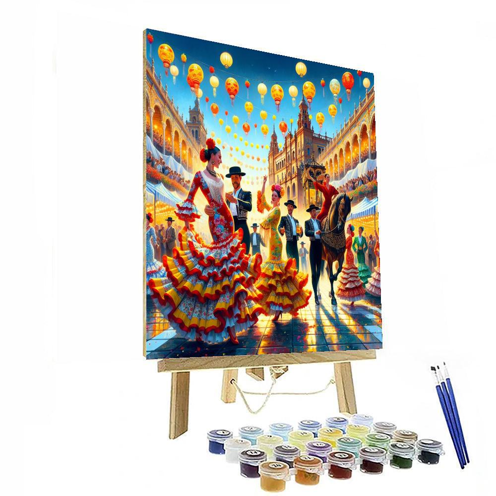 Féria De Abril - Seville Paint By Color