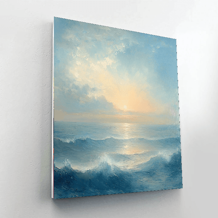 Turner Inspired Dreamy Ocean  Numbered Painting Kits