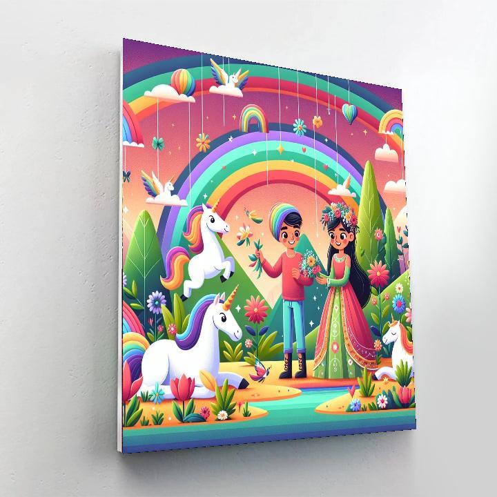 Enchanted Unicorn Adventure Paint By Numbers Kits