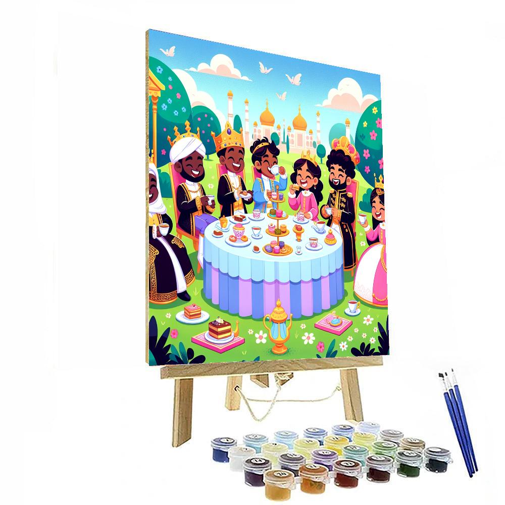 Royal Tea Party Delight Numbered Painting Kits
