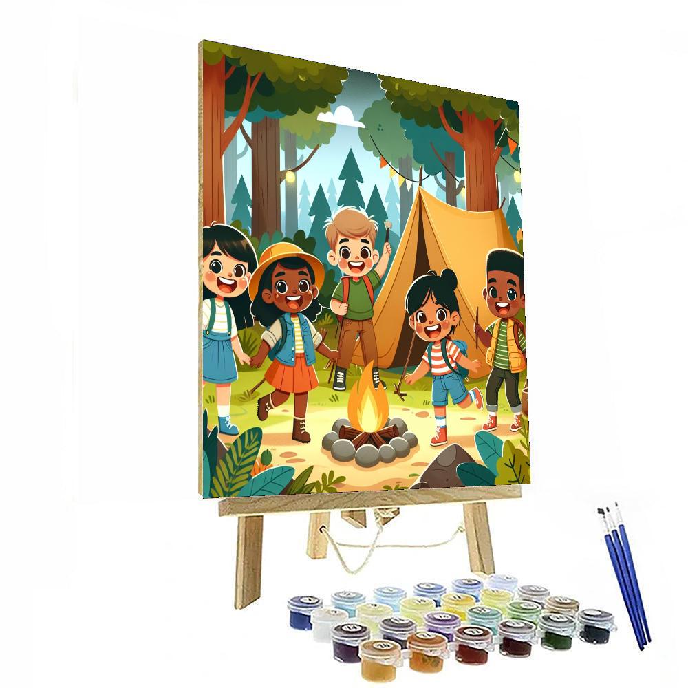 Forest Explorer's Hideout Paint By Numbers