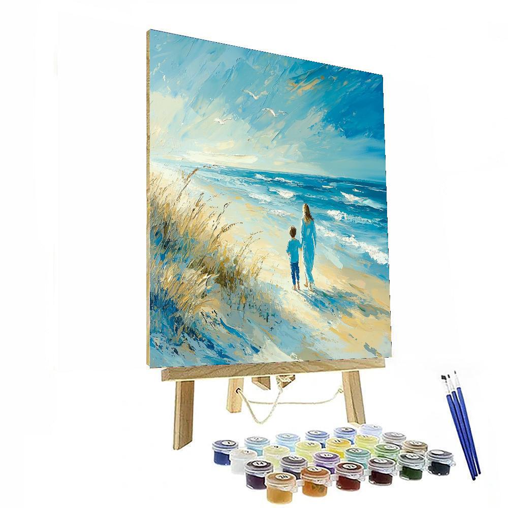 Gentle Waves Of Love Number Painting