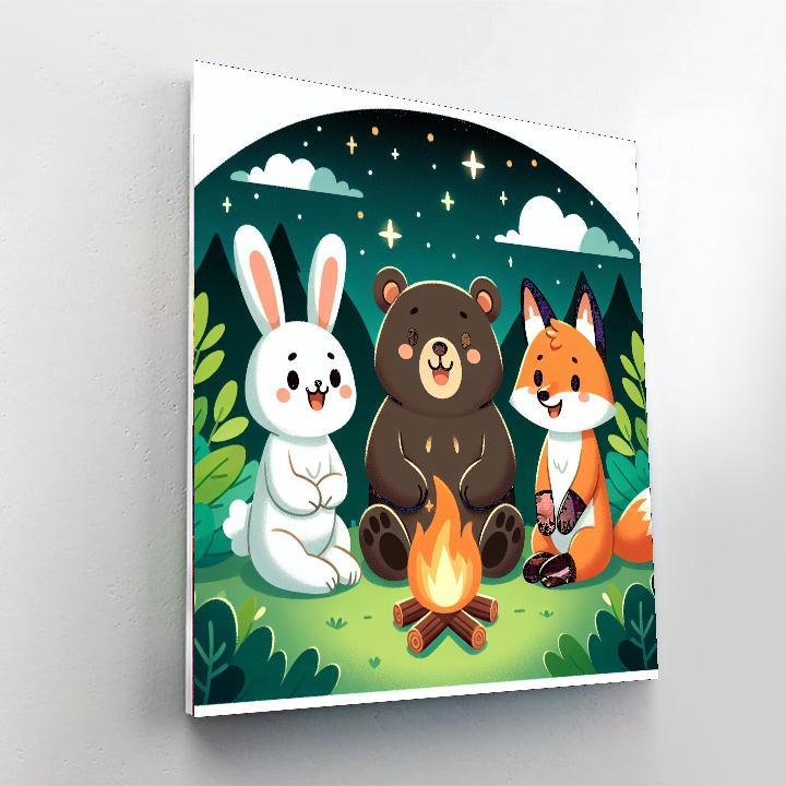 Cozy Campfire Paint By Color