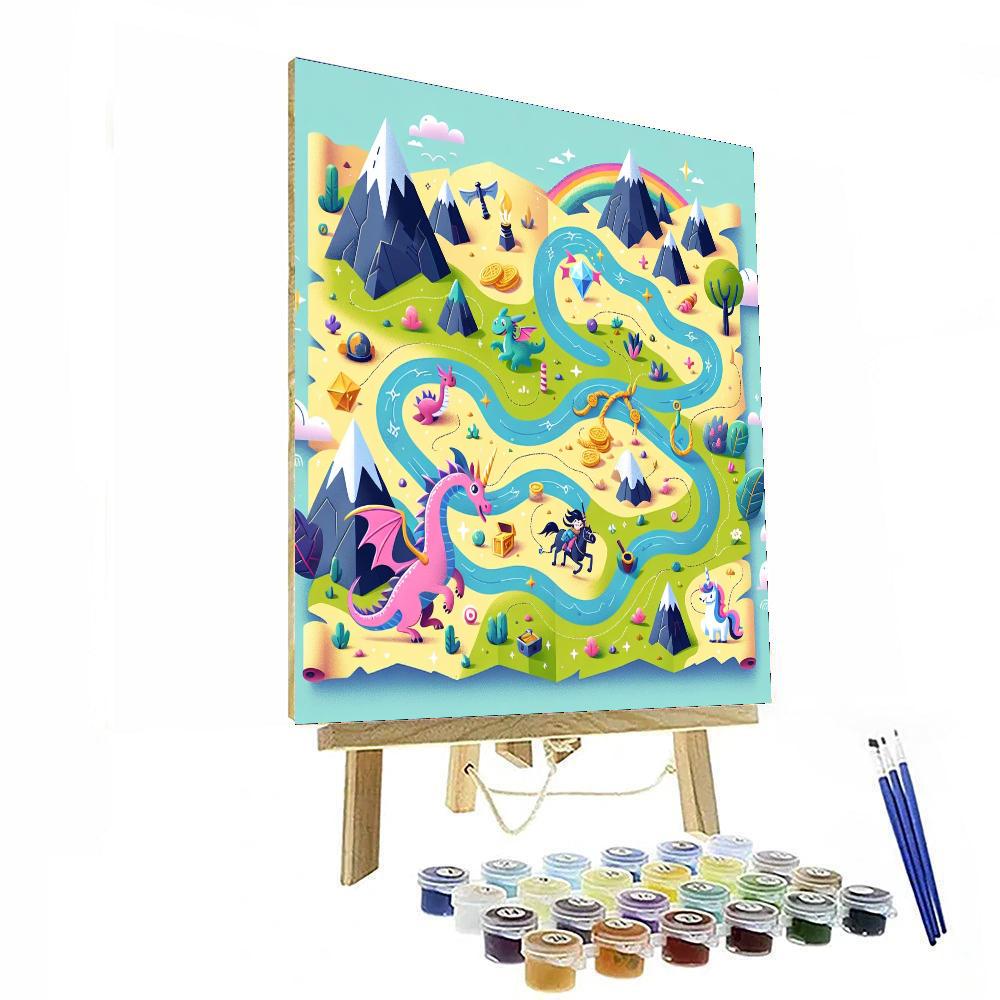 Adventure Map Number Painting