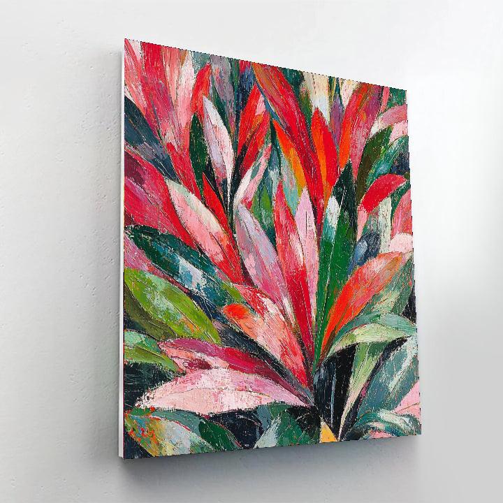 Paul Cézanne Inspired Intertwined Flora  Painting By Numbers Kit