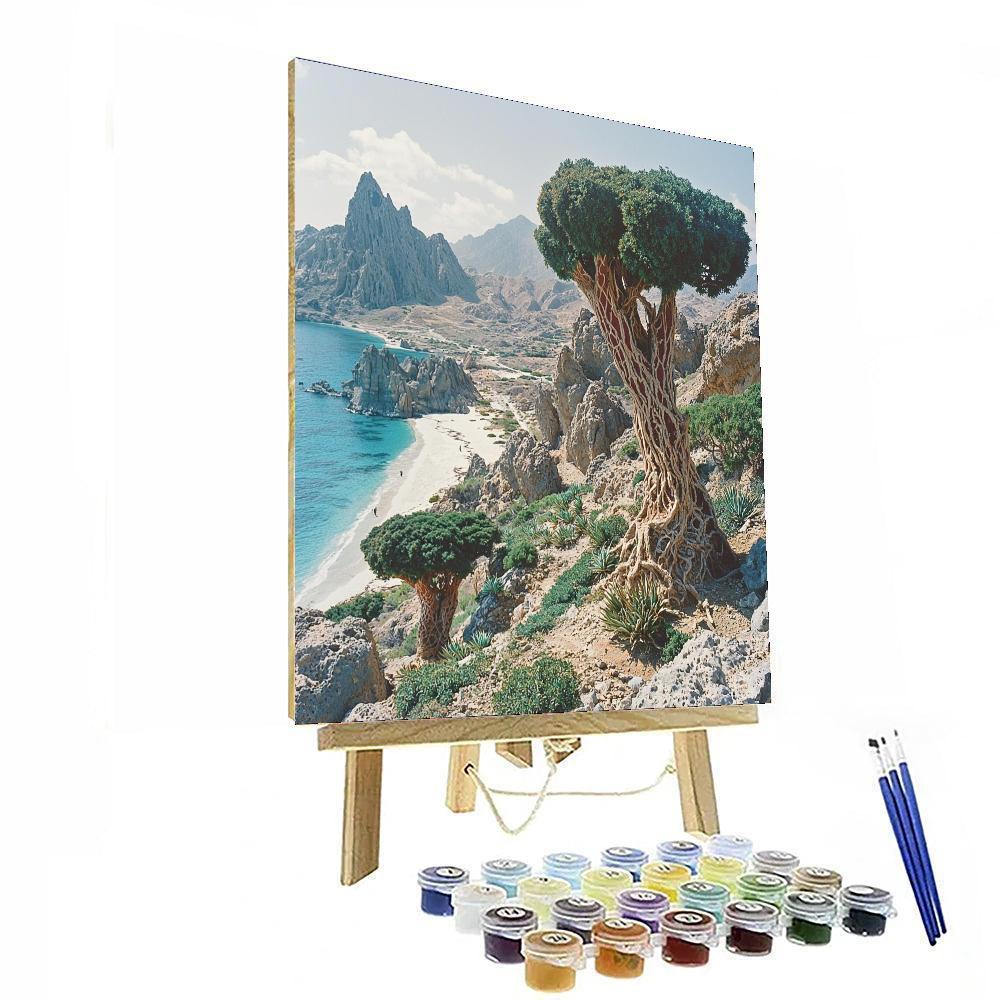 Socotra Island Number Painting