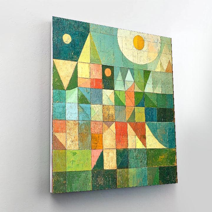 Paul Klee Inspired Harmonious Journey  Paint By Number
