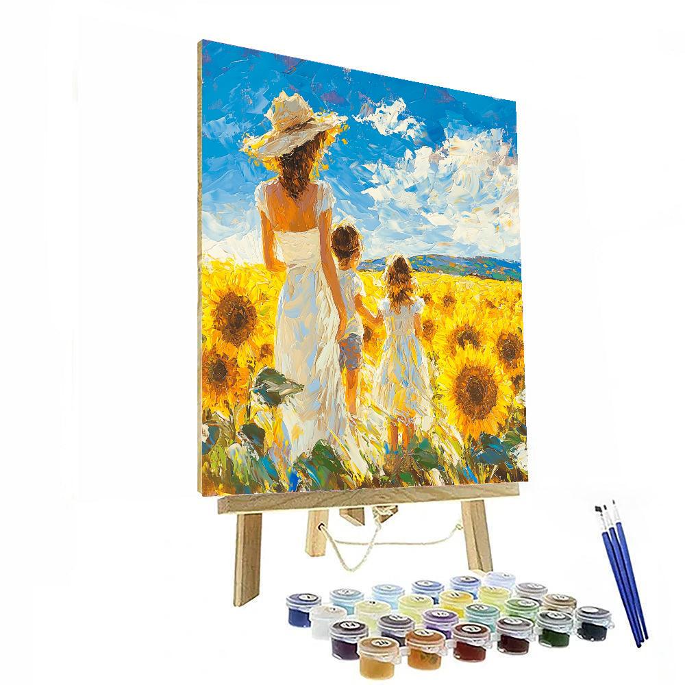 Fields Of Golden Joy Paint By Number