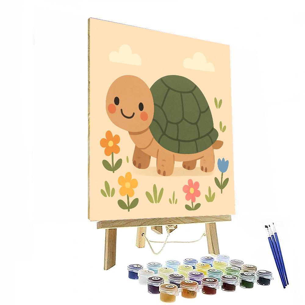 Cute Tortoise Numbered Painting Kits