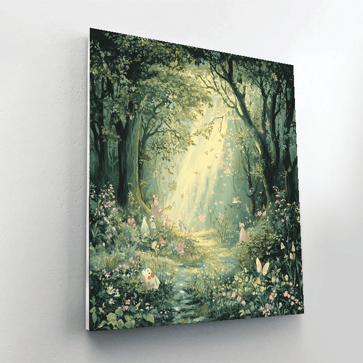 Rackham Inspired The Magical Forest  Painting By Numbers Kit