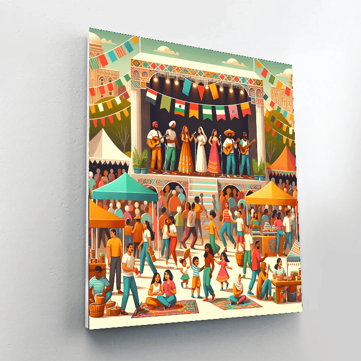 Folkfest - Canada DIY Paint By Numbers