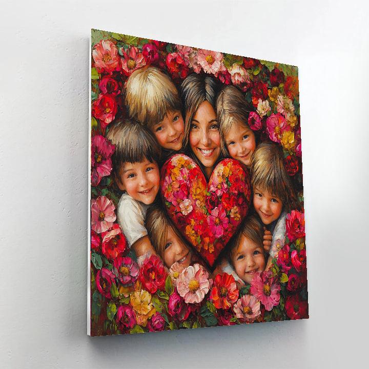 In The Heart Of Family Paint By Numbers