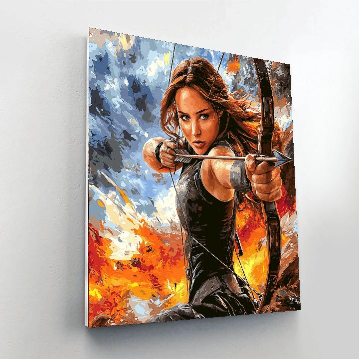 Jennifer Lawrence: The Resilient Spirit Of Katniss Everdeen Paint By Numbers Kits