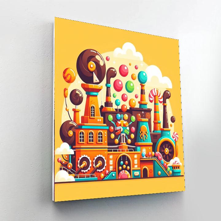 Chocolate Factory Tour Paint By Number