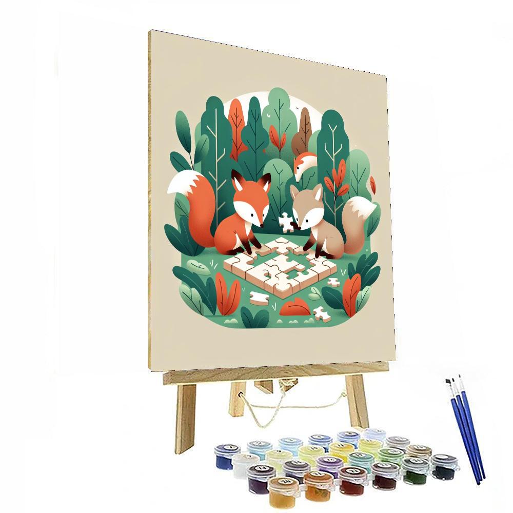 Clever Critters Numbered Painting Kits