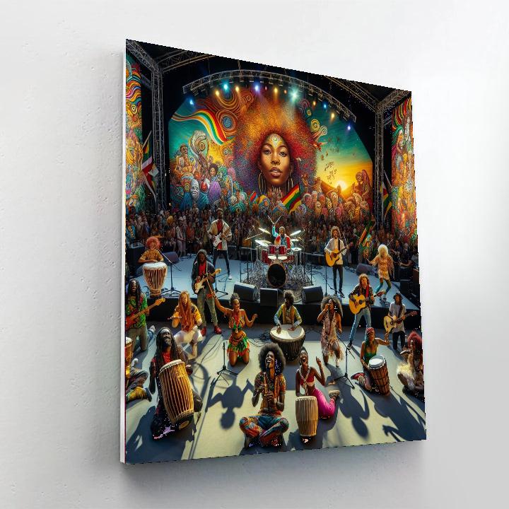 The Harare International Festival Of The Arts Paint By Numbers Art